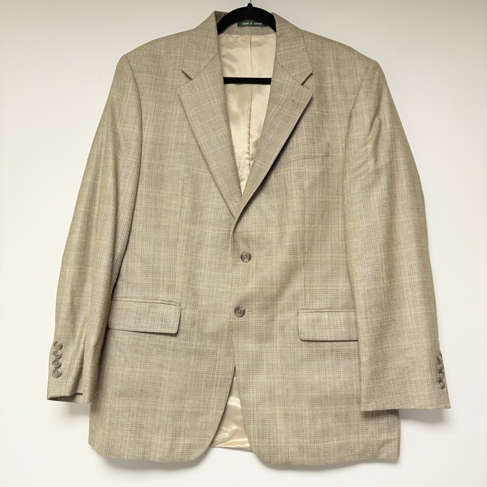 Lauren Ralph‎ Lauren Men's Khaki Colored Suit Coat *Look At Measurements*